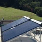 What kind of pipes are needed for a compact solar water heater?
